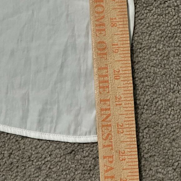 Summersalt Women M Dress Maxi Button Front Long Sleeve Roll Tab White READ - Picture 8 of 8